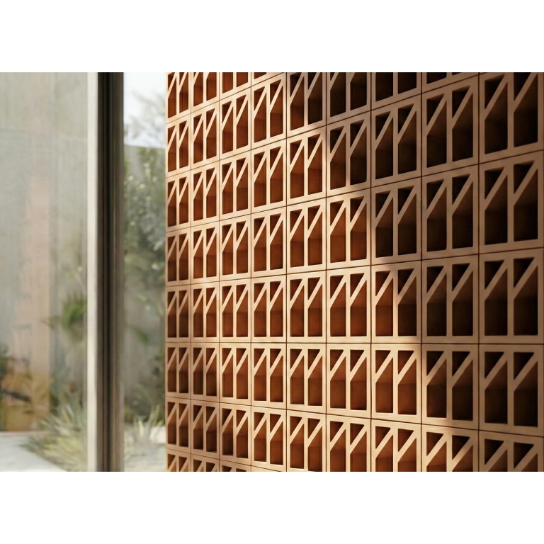 KUBO - 9X9 FAN, COTTO, MATTE